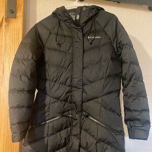 Columbia Women's Long Black Puffer Coat